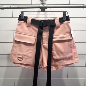 Blush Cargo Shorts